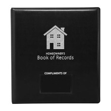 HannahDirect Huiseigenaar's Boek van Records - Vastgoed Sluitingsgeschenk (Zwart, Pakket van 1)