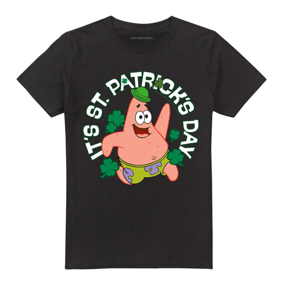 Spongebob Squarepants (3Xl, Black) Unisex Adult It Is St Patricks Day T-Shirt