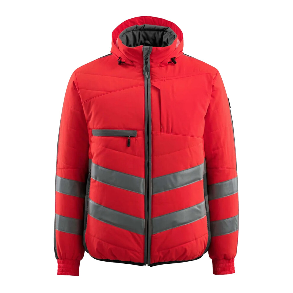 (Xxl, Hi Vis /Dark Anthracite) Mascot Mens Safe Supreme Dartford Hi-Vis Jacket Red 5063852890989