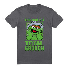(4XL, Charcoal) Sesame Street Unisex Adult T-Shirt
