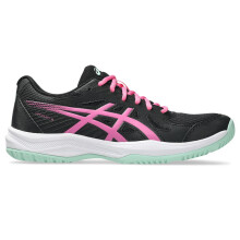 ASICS Dames Upcourt 6 Volleybalschoenen, 7, Zwart/Drakenfruit