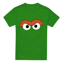 (XXL, Kelly Green) Sesame Street Unisex Adult Oscar The Grouch Eyes T-Shirt