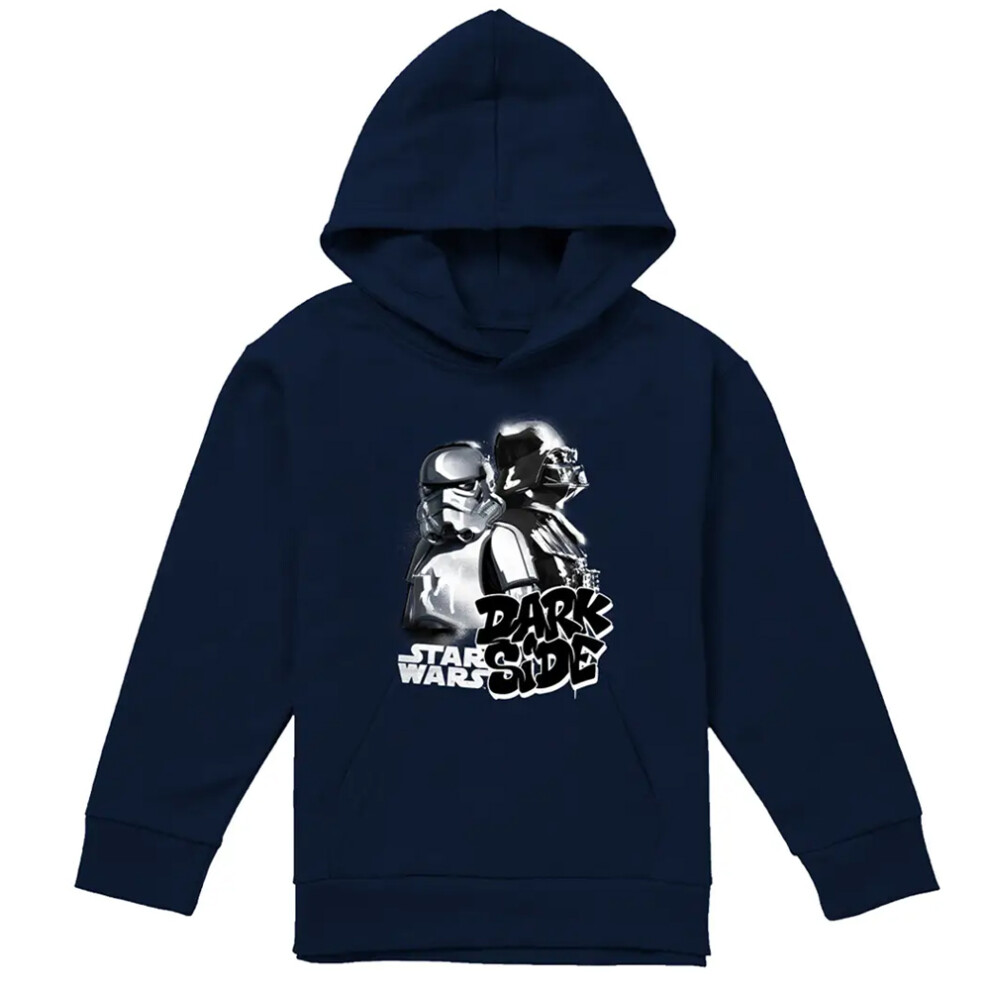 Star Wars (5-6 Years, Navy) Childrens/Kids Dark Side Duo Hoodie Blue,Multicoloured