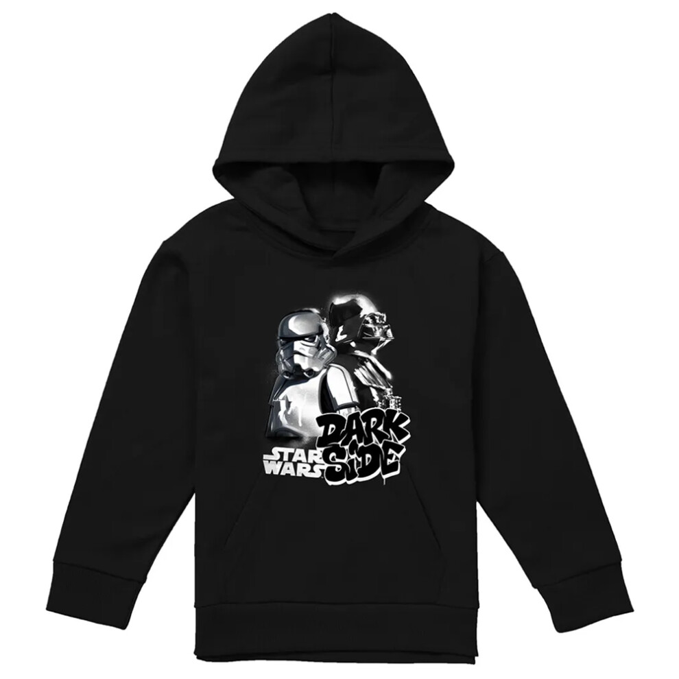 Star Wars (5-6 Years, ) Childrens/Kids Dark Side Duo Hoodie Black