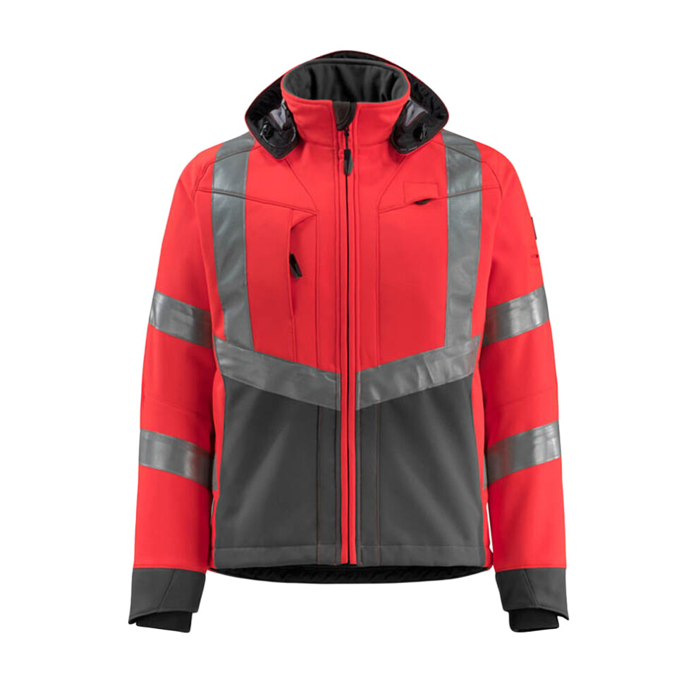 (M, Hi Vis /Dark Anthracite) Mascot Mens Safe Supreme Blackpool Hi-Vis Jacket Red 5063852887750