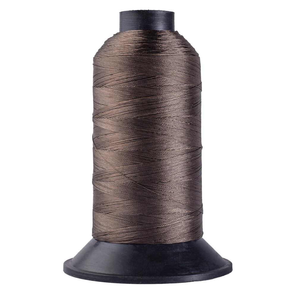Big Kizzy Light Brown 1400M Nylon Thread For Hair Extensions, Sew In Human Hair Weft And Wigs - Non-Slip And Comfortable Hold For Hand And Machine Tie