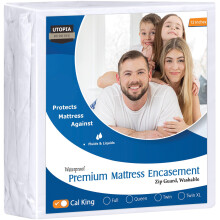 Utopia Bedding Premium Wasserfester Matratzenbezug, California King, 12 Zoll tief, 6-seitiger Bettwanzen-Schutz