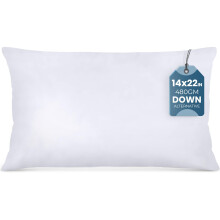 Utopia Bedding Decorative Throw Pillow Insert (14 x 22 Inches, White) - Set of 1, Ideal for Sofa, Couch, and Bed