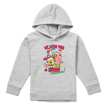 (9-11 Years, Athletic) SpongeBob SquarePants Childrens/Kids Crabby Christmas Heather Hoodie