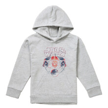 (5-6 Years, Athletic Heather) Star Wars Childrens/Kids Trio Death Star Hoodie
