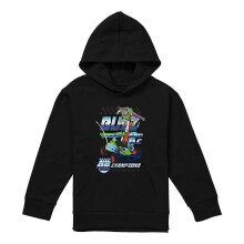 (9-11 Years, Black) Toy Story Childrens/Kids Racing Champions Buzz & RC Hoodie