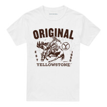 (4XL, White) Yellowstone Unisex Adult Original T-Shirt