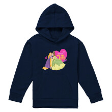 (9-11 Years, Navy) Disney Princess Childrens/Kids Friends Are For Life Valentine's Day Hoodie