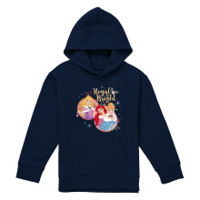 (9-11 Years, Navy) Disney Princess Childrens/Kids Royal And Bright Christmas Hoodie