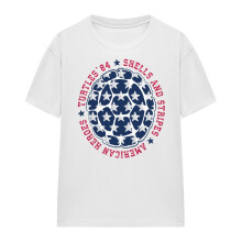 (S, White) Teenage Mutant Ninja Turtles Womens/Ladies 4th of July T-Shirt