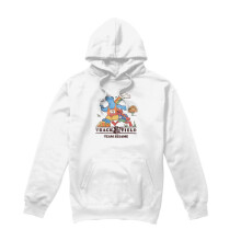 (XL, White) Sesame Street Unisex Adult Track Field Hoodie