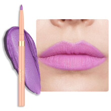 Oulac Light Purple Lipliner Pencil, 2in1 Retractable Makup Crayon for Lip Liner and Eye Liner, Highly Pigmented, Smooth, Long Lasting and Waterproof F