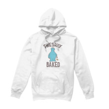 (L, White) Sesame Street Unisex Adult The Right Out The Oven Hoodie