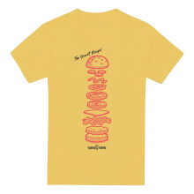 (XL, Banana Yellow) SpongeBob SquarePants Mens Krabby Patty T-Shirt