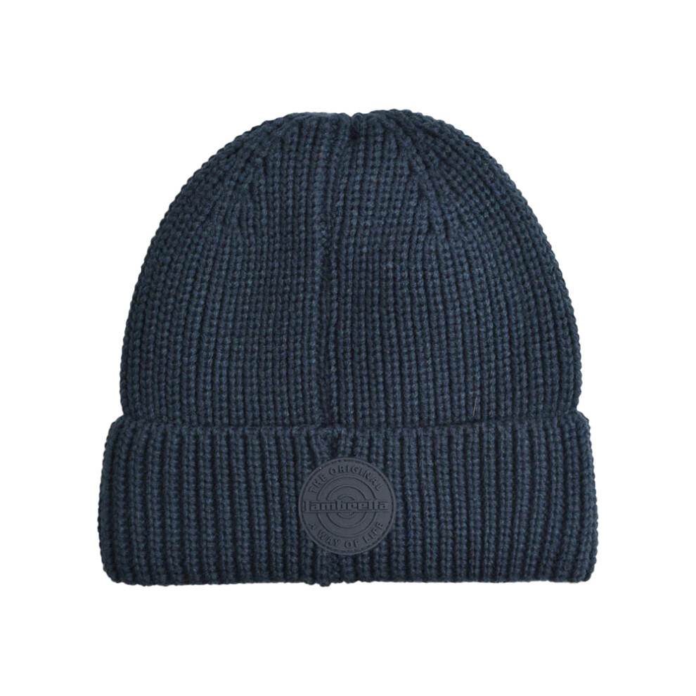 Lambretta (One Size, Navy) Logo Fleece Beanie