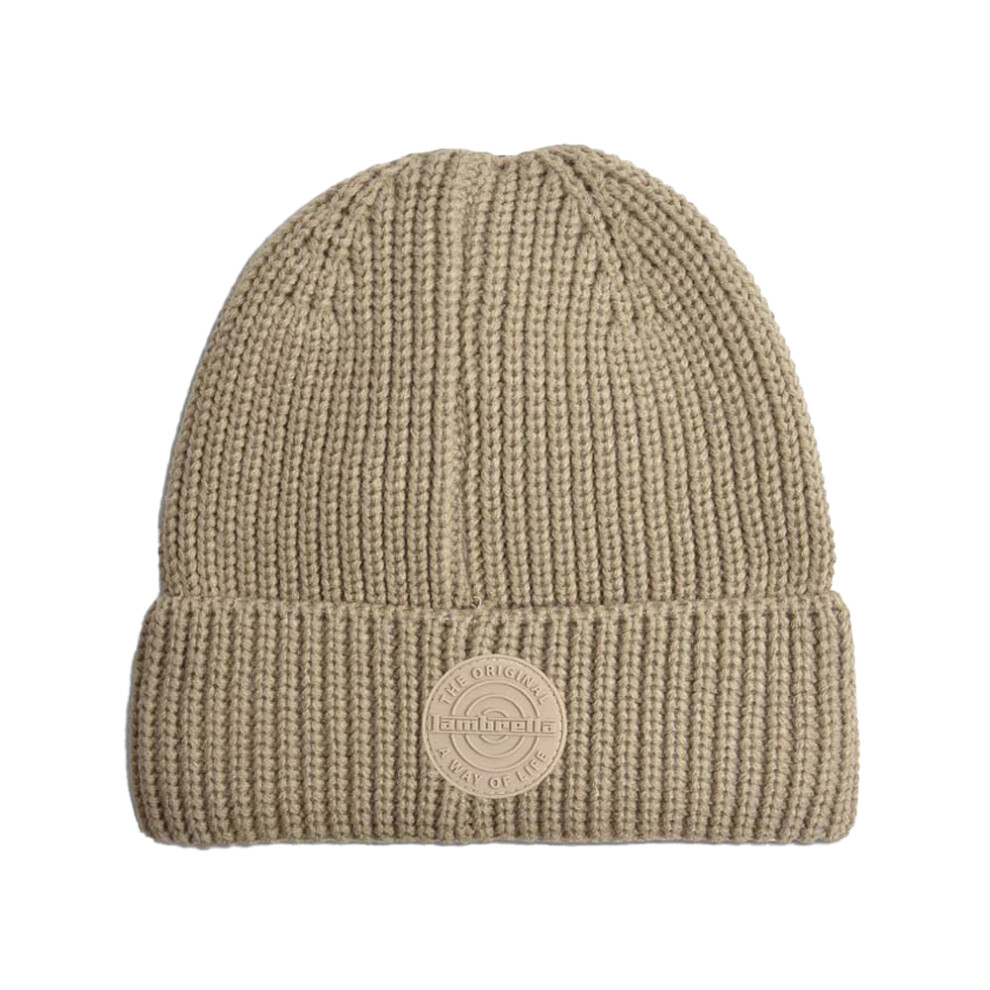Lambretta (One Size, Stone) Logo Fleece Beanie