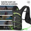 7L Cycling Hydration Backpack Black Green, 370*190mm Lightweight, Breathable 9
