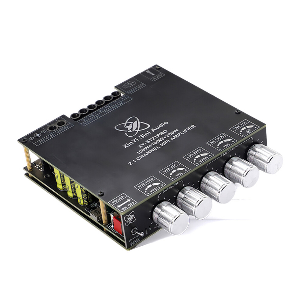 Xy-St21pro Compact 2.1Ch 100Wx2+200W Bt 5.2 Subwoofer Amplifier 9371390837721