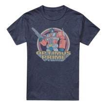 (M, Navy) Transformers Unisex Adult Generations Flea Market Heroic Autobot Optimus Prime T-Shirt