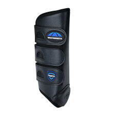 (30cm x 28.5cm, Black) Weatherbeeta Tough Tec Eventing Horse Boots (Pack of 2)