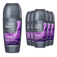 Dove Men+Care Total Comfort Antiperspirant Roll-On 50ml,6pk