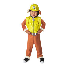 (3-4 Years, Brown/Yellow) Paw Patrol Childrens/Kids Rubble Costume