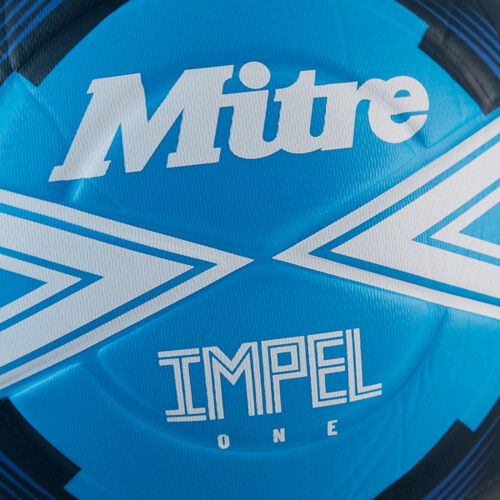 Mitre (4, Fluorescent Blue/White/Blue) Mitre Impel One 24 Football 2