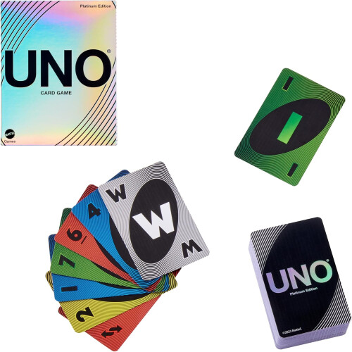 Mattel Mattel Games UNO Platinum Edition Card Game 1