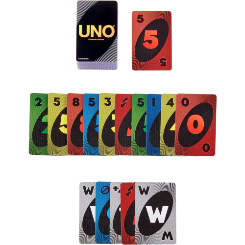 Mattel Mattel Games UNO Platinum Edition Card Game 2