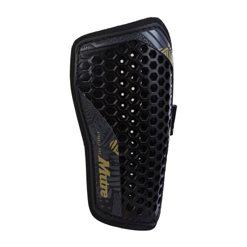Mitre (XL, Black/Gold) Mitre Pro Aircell Technology Shin Guards 1