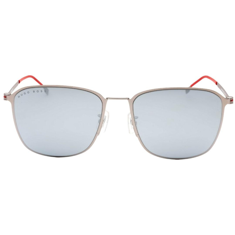 Hugo Boss Mens Matte Multilayer Lens Sunglasses White