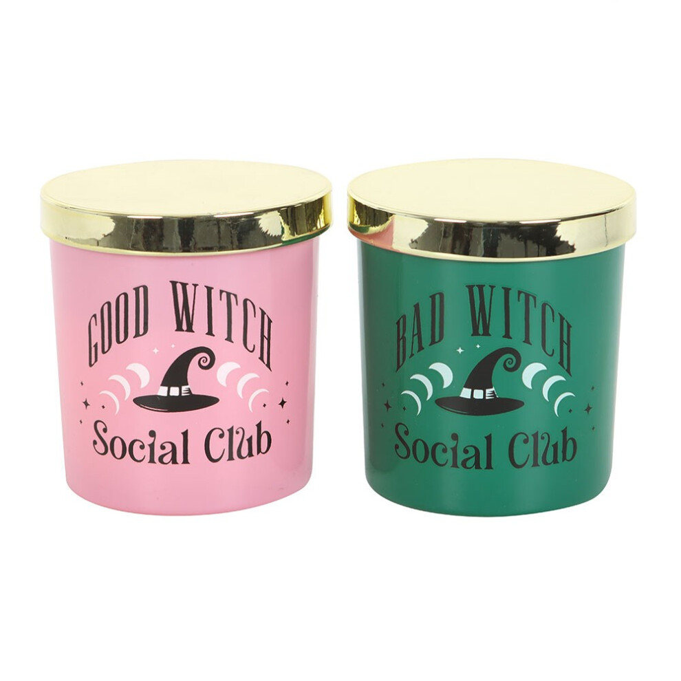 Something Different Green Good Witch And Bad Witch Scented Candle (Pack Of 2)