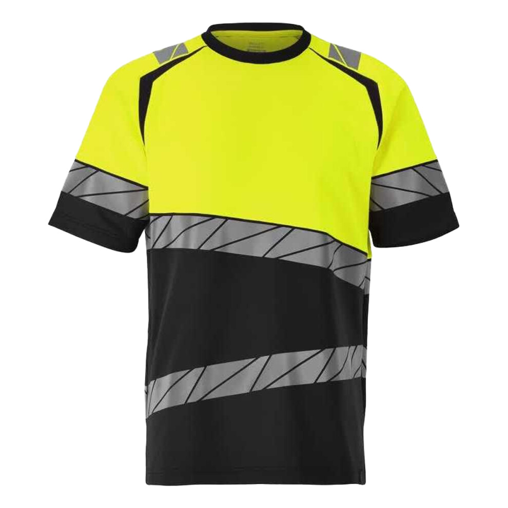 (5Xl, Black/Hi Vis Yellow) Mascot Mens Accelerate Safe T-Shirt 5063884854355