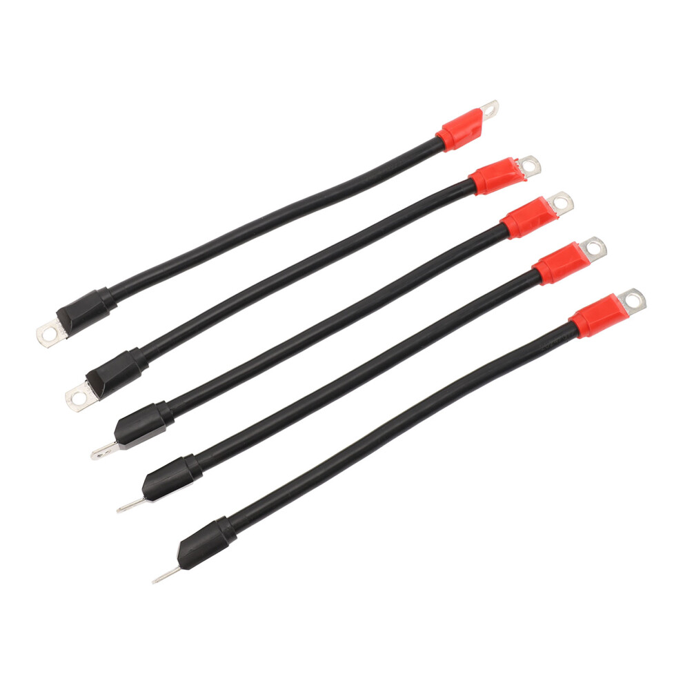 5 Pcs 14.17In 4 Gauge Copper Golf Cart Battery Cables For 36V/48V 6951390838152