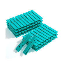 Mr. Pen - Mollette di Legno, 50 Pezzi, 2.9 Pollici, Blu Mare, Resistente alla Ruggine