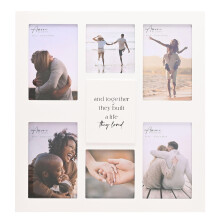 Amore Multi Aperture Photo Frame - Together They Built