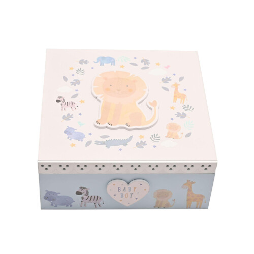 Celebrations Petit Cheri Lion Keepsake Box - Baby Boy 2