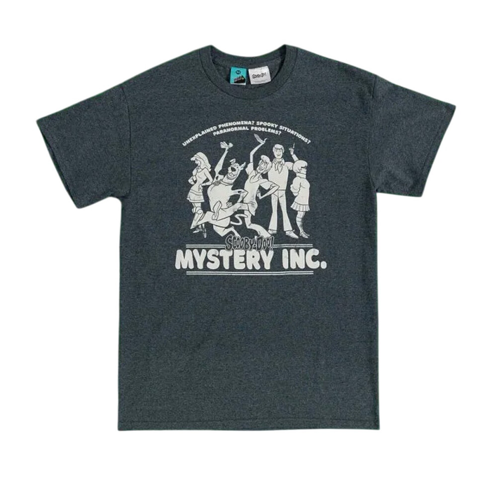 Scooby Doo Unisex Adult Mystery Inc Marl T-Shirt Multicoloured