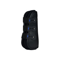(M, Black) Weatherbeeta Tough Tec Pro Open Front Horse Boots
