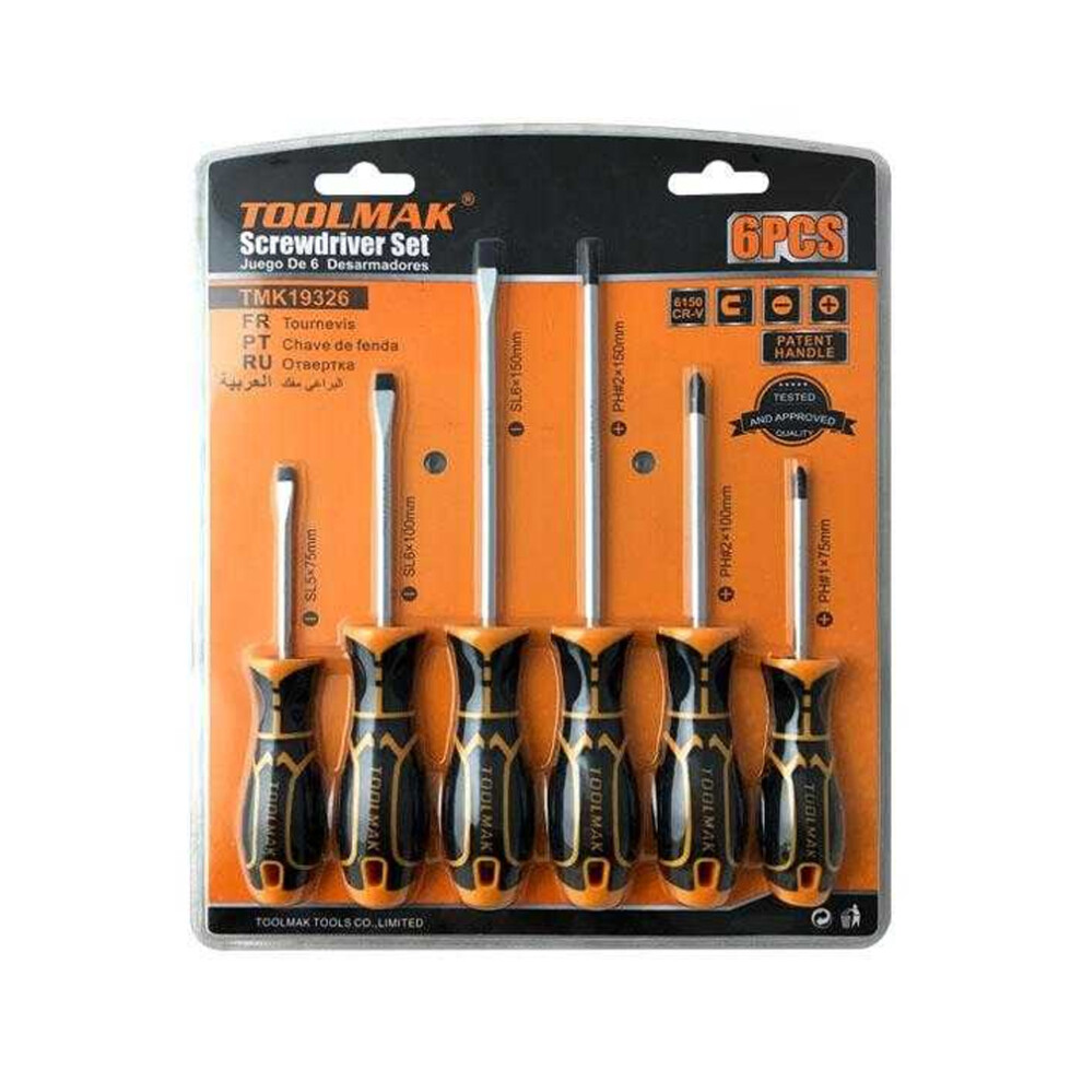 Toolmak Screwdriver Set (Pack Of 6) 5063884014414