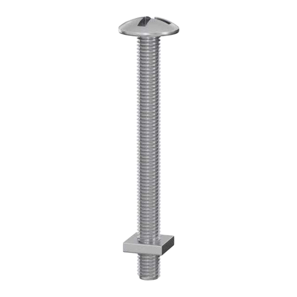 - Securpak Zinc Plated Roofing Bolts (Pack Of 8) Silver (One Size) - Image 2