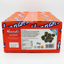 3kg Hannahs Jazzies Milk Chocolate Flavour Candy Discs Bulk Sharing Bag