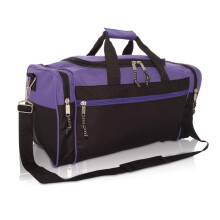 DALIX 21" Sport Duffle Bag Gym Bag Travel Duffel met Verstelbare Strap in Paars