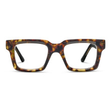 Peepers by PeeperSpecs Vrouwen Spotlight Blauw Lichtfilterende Leesbril en Corrigerende Bril vierkant, Schildpad/Zwart, 1