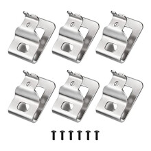 Belt Clip, 6Pcs Stainless Steel Drill Tool Clips Hook Kit with Screws for N268241 Fit for 20V Power Tools DCD980 DCD985